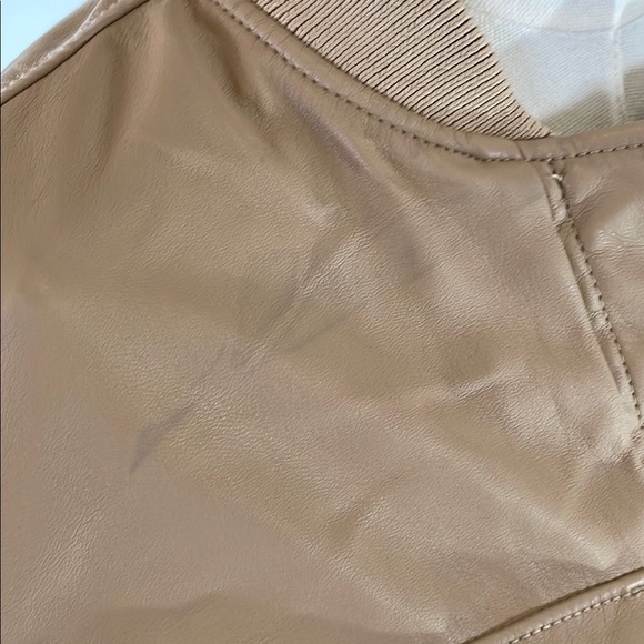 3.1 Phillip Lim x RTR, Faux Leather Mixed Pocket Bomber Size XS - Picture 6 of 10